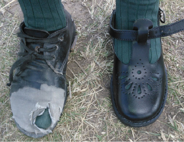 Donate a pair of shoes for a primary school student